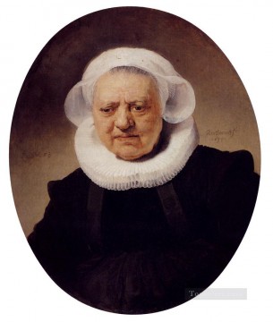  Rembrandt Pintura Art%C3%ADstica - Retrato de una mujer de ochenta y tres años Rembrandt